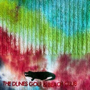 Dunes Golf and Beach Club Tie Dye Golf Towel